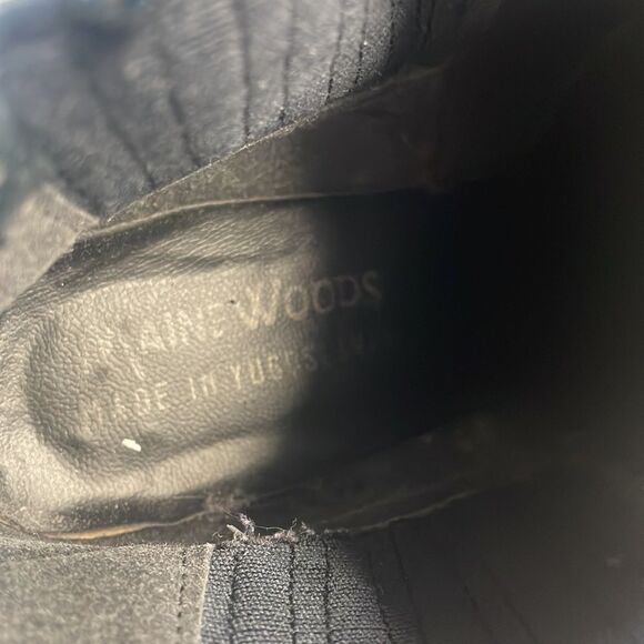 Maine Woods Leather Ladies Ankle Booties, Black, Approx 8M(see description) - Picture 7 of 8